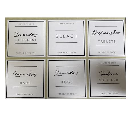 Round Spice Labels (set of 31) - Trendz of today