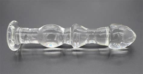 Glass Crystal Anal Plug Sq Chastitygo