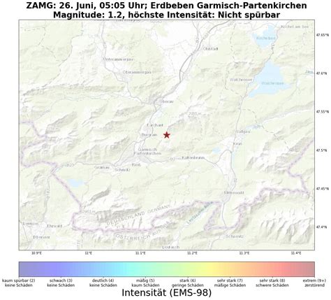 Kleines Erdbeben M1 2 In Garmisch Partenkirchen