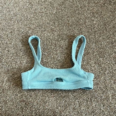 Swim Target Blue Cutout Bikini Top Poshmark
