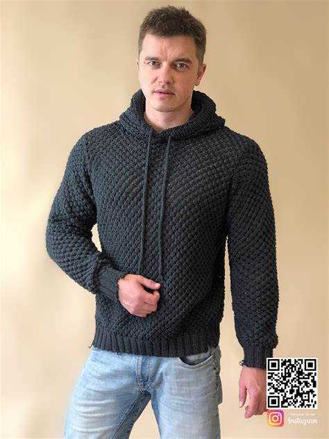 Свитер с капюшоном мужской - купить в интернет-магазине одежды Shapar