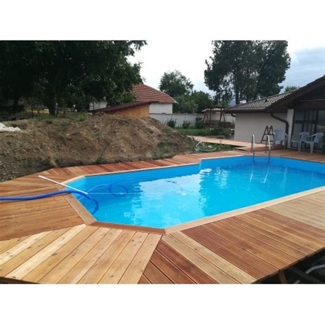 Paradisepools | Декинг от термично обработена дървесина