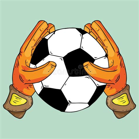 Goalkeeper Glove Icon Stock Vector Illustration Of Isolated 118386944