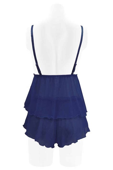 Nwt Spree Sheer Mesh Camisole And Shorts Sexy Lingerie Sleep Set S M L Xl Ebay