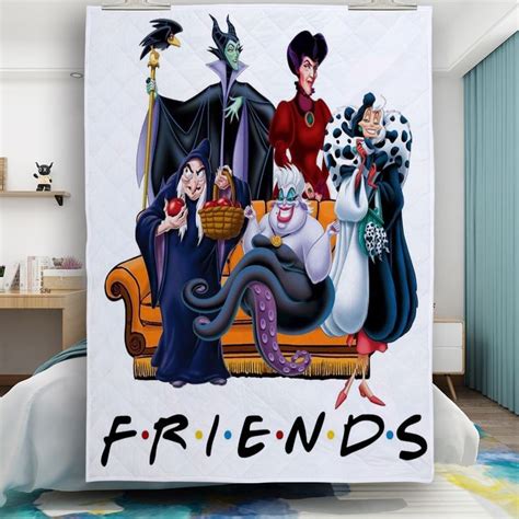 Disney Villains All Characters50 T For Fan 3d Full Printing Quilt