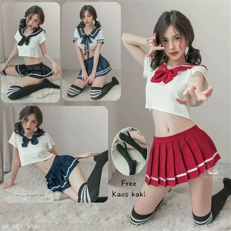 Jual SL140 Sexy Lingerie Cosplay Baju Sexy Wanita Sexy Cosplay Murid Lingerie Cosplay School