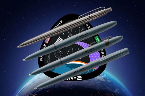 Axiom Crews To Use Custom Fisher Space Pens On Private Missions