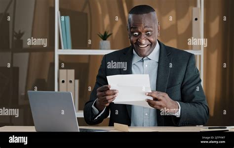 Old Senior Mature Biracial Boss Company CEO Worker Amazed Shocked African Man Success