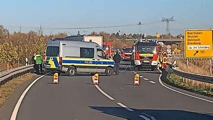 Nach Unfall Sperrung Der B87 Zwischen Eilenburg Und Jesewitz Aufgehoben