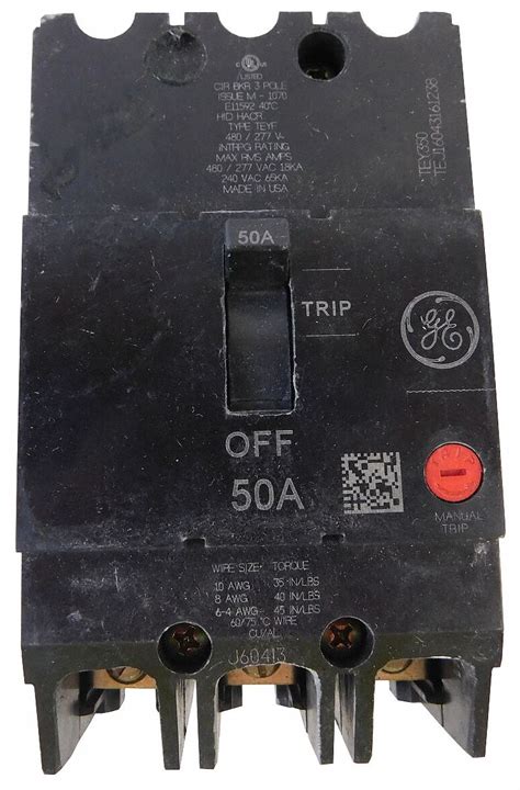 Ge A Amps Ka At V Ac Molded Case Circuit Breaker