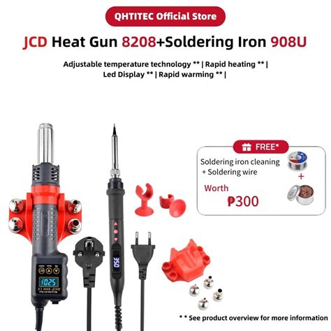 Jcd Micro Hot Air Gun W Soldering Welding Rework Station Lcd