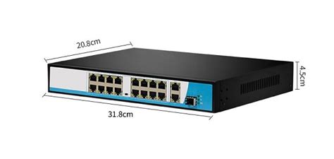 Коммутатор 16 портов SCW-POE1612 - Видеонаблюдение
