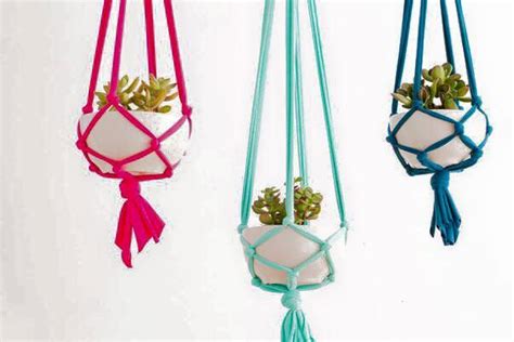 Подвеска для цветочного горшка своими руками - DekoKing | Porta macetas ...