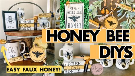 10 High End Bee Honey Themed DIYS Easy Faux Fake Honey Dollar