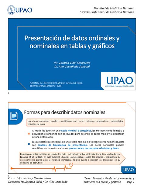 Mehu 608 U1 T5 Representación De Datos Ordinales Y Nominales Escuela Profesional De