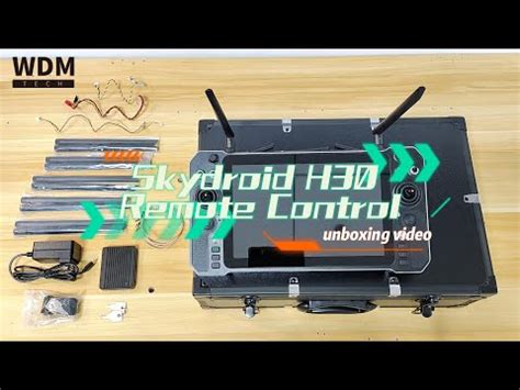 Skydroid H30 Remote Control Unboxing video - YouTube