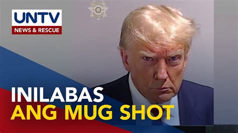 Mug Shot Ni Ex Us Pres Donald Trump Kaugnay Ng Election Plot Case