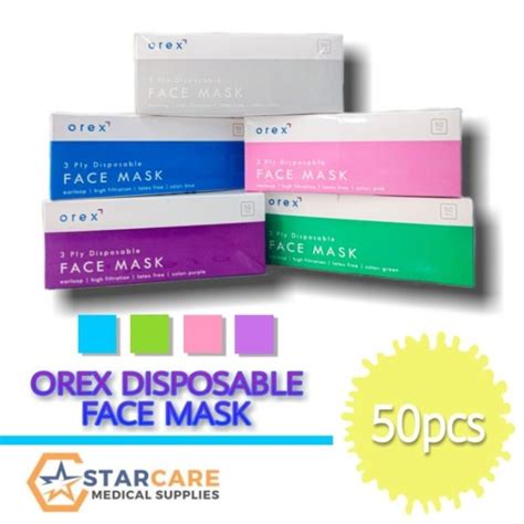 Orex Ply Disposable Facemask Lazada Ph