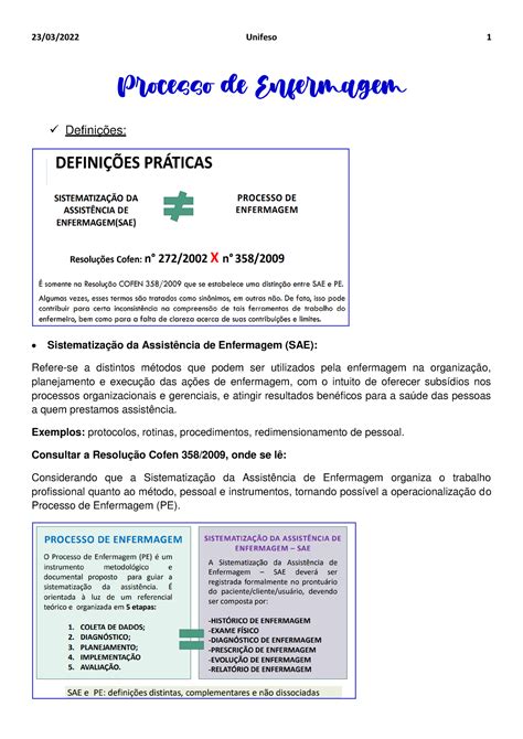 Processo De Enfermagem Exemplos Protocolos Rotinas Procedimentos