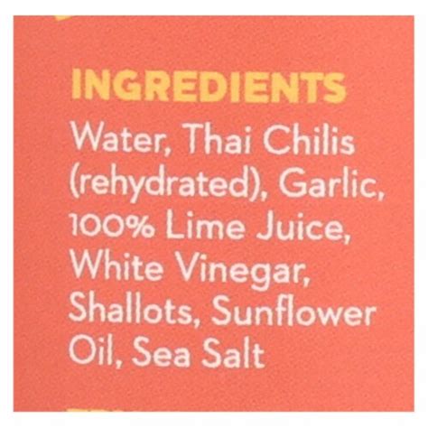 Yai S Thai Chili Garlic Extra Hot Hot Sauce Ct Fl Oz King Soopers