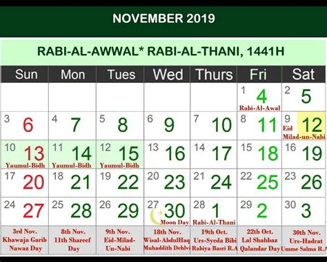Islamic Calendar 2025 With English Dates - Cristian Bennett