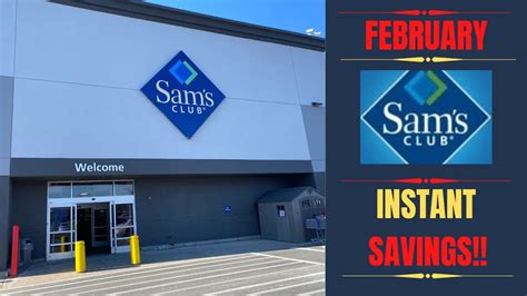 Sam S Club February Instant Savings More Starting Now YouTube