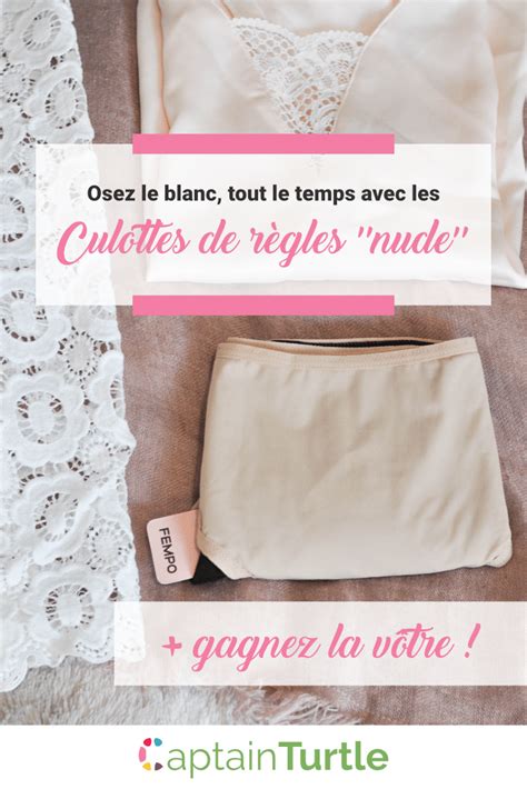 jai testé la culotte de règles nude de Fempo et je vous en fait gagner