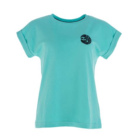 Женская Футболка Мятная - Крупнокалиберный переполох