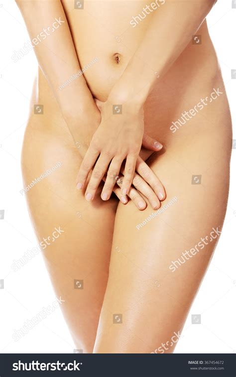 Beautiful Naked Woman Covering Herself Her Stock Photo 367454672 Shutterstock