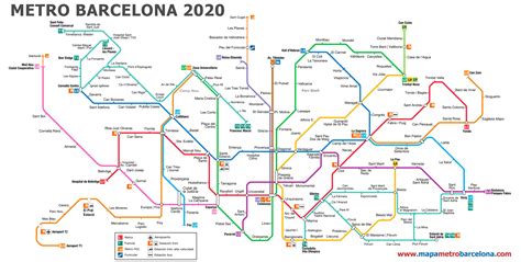 Barcelona Metro Map Airport Barcelona Airport Metro Map Catalonia Spain