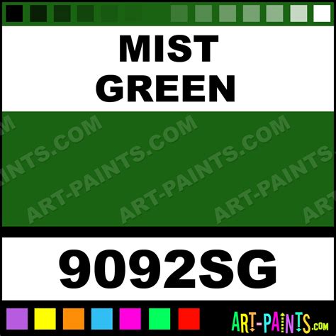 Mist Green Ink Tattoo Ink Paints 9092sg Mist Green Paint Mist
