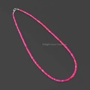 AAA Pink Ethiopian Opal Beaded Necklace 3 5mm 4 5mm Opal Smooth