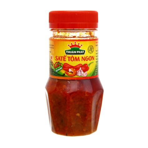 Острая креветочная соус-паста Sate Tom Ngon, Thuan Phat, Вьетнам, 85г ...
