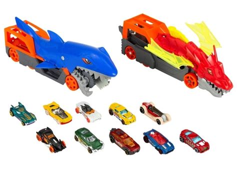 Автовоз hot wheels акула автовоз дракон набір машинок хот вилс трек 2 499 грн Машинки