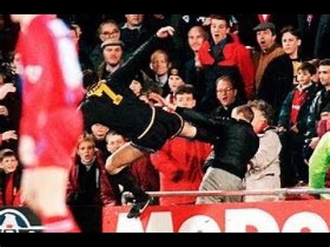 Eric Cantona Fight With Supporters Manchester United Eric Cantona