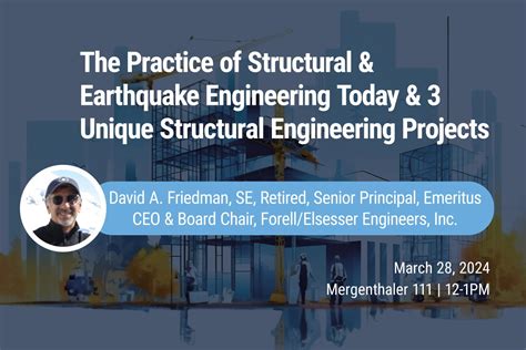 Seminar Series: The Practice of Structural & Earthquake Engineering ...