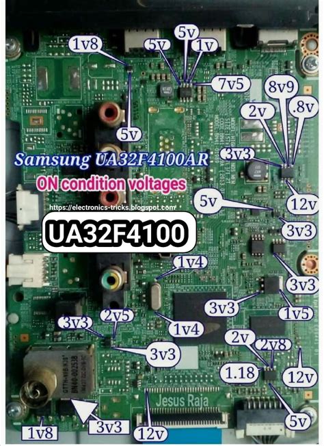 LED TV SUPPORT LED TV Mainboard Voltages Guide