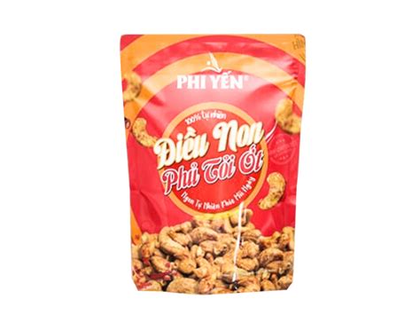 Hạt điều non vị tỏi ớt Phi Yến gói 45g