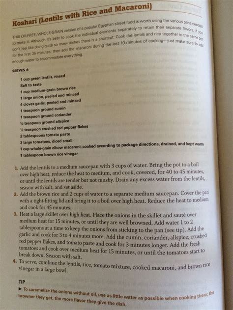 From Forks Over Knives cookbook | Forks over knives cookbook, Lentils ...