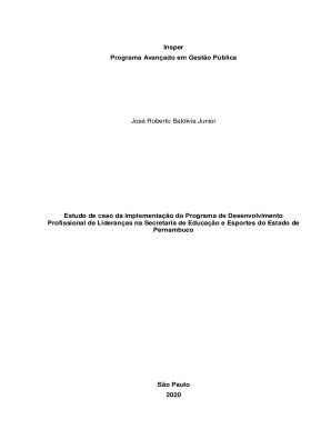 Preench Vel Dispon Vel Jos Roberto Baldivia Junior Estudo De Caso Da