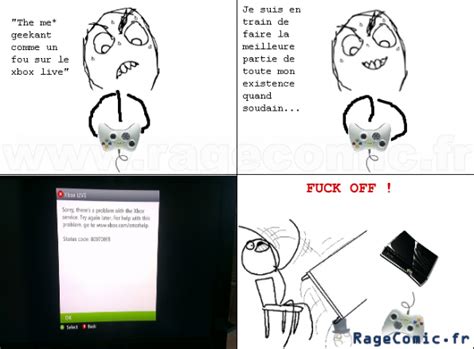 Fuck Off Desk Flip Rage Comics Francais Troll Face