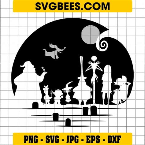 Nightmare Before Christmas Silhouette