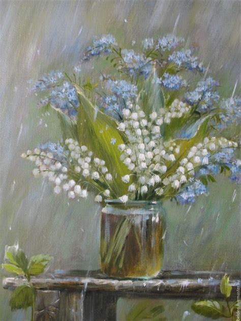 Алешина Лаrа (Лариса). Тихий дождик | Oil painting for beginners ...