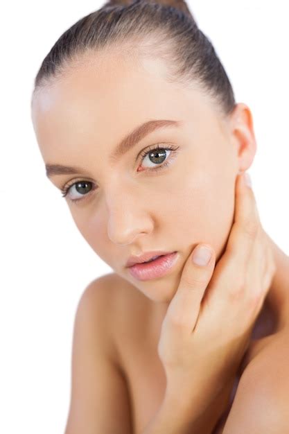 Premium Photo Cute Brunette Posing