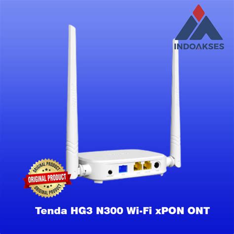 Tenda HG3 N300 Wi Fi XPON ONT Compatible With EPON And GPON Lazada