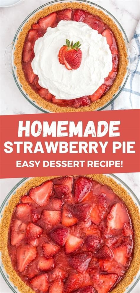 Easy Strawberry Pie Spoonful Of Flavor