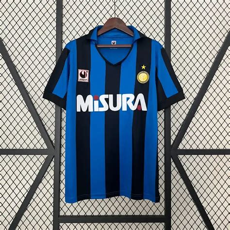 Retro 1990-91 Inter Milan Soccer Jersey Home - Soccer Jersey Yupoo