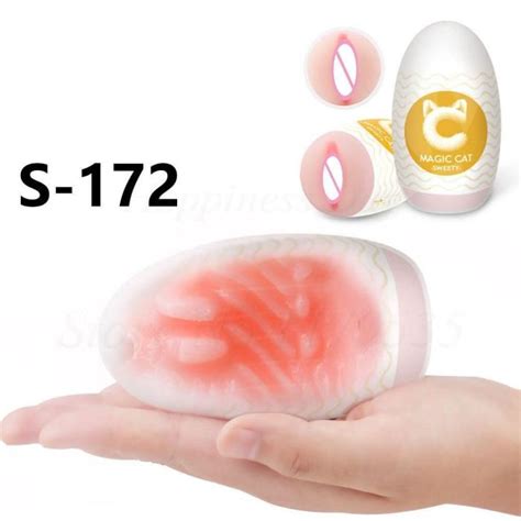 Medical Silicone Realistic Vagina Egg Sex Toys Fleshline