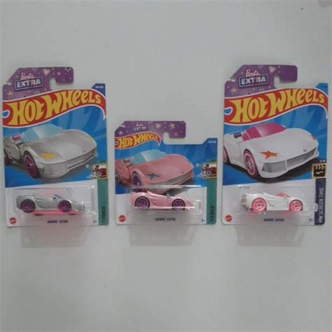 Hot Wheels Barbie Extra Tooned Hw Screen Time Shopee Brasil