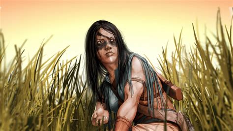 2560x1440 Resolution Amber Midthunder Prey 2022 Movie Art 1440p